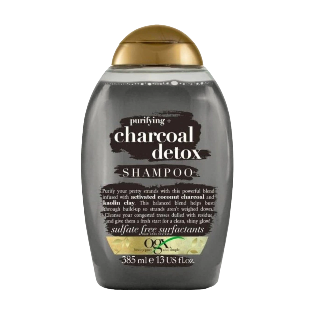 شامپو دتوکس او جی ایکس مدل CHARCOAL DETOX حجم 385 میل