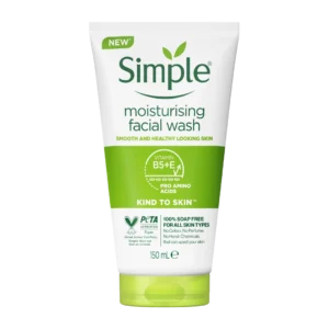 ژل شستشوی صورت مرطوب کننده سیمپل مناسب انواع پوست به خصوص پوست خشک و حساس