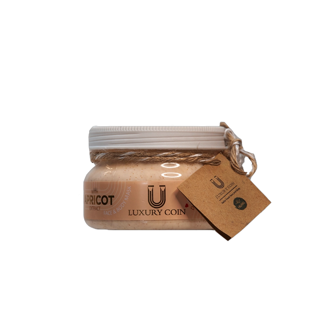 ماسک اسکراب صورت و بدن زردآلو ۳۰۰ گرمی