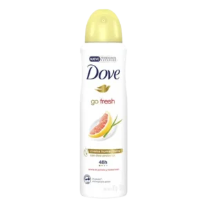 اسپری ضد تعریق زنانه داو مدل go fresh عصاره گریپ فروت و برگ لیمو grapefruit & lemongrass scent