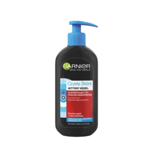 ژل شستشوی صورت و پاک کننده صورت گارنیر مدل czysta skora زغالی حجم 200 میل