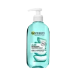 ژل شستشو صورت و پاک کننده صورت گارنیر مدل Skin Naturals رایحه آلوورا حجم 200 میلی لیتر