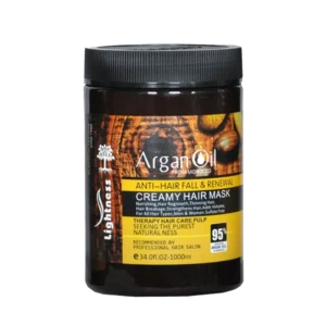 ماسک مو کرمی برند لایتنس مدل روغن آرگان Argan Oil