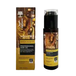 روغن آرگان لایتنس اصلی مدل شیشه ای حجم 100 میل