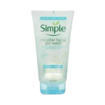 ژل شستشو صورت سیمپل سری micellar مدل water boost حجم 150 میلی لیتر