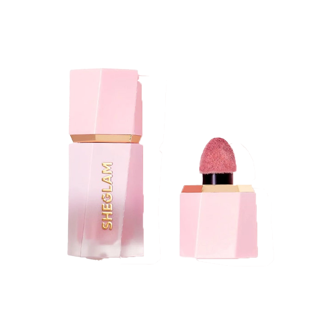 رژ گونه مایع شیگلم مدل لاو کیک love cake سری Color Bloom