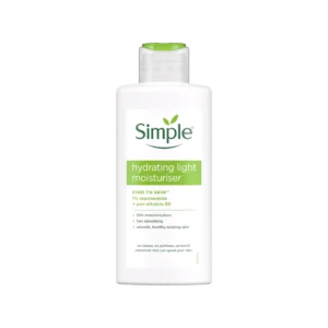 کرم آبرسان و مرطوب کننده صورت سیمپل مدل hydrating light moistriser light