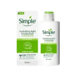 کرم آبرسان و مرطوب کننده صورت سیمپل مدل hydrating light moistriser light