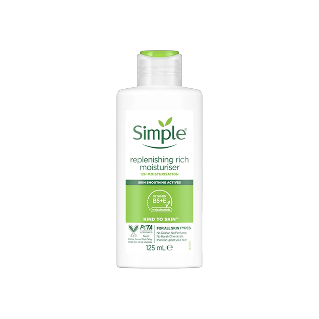 کرم آبرسان و مرطوب کننده سیمپل مدل replenishing rich moisturiser