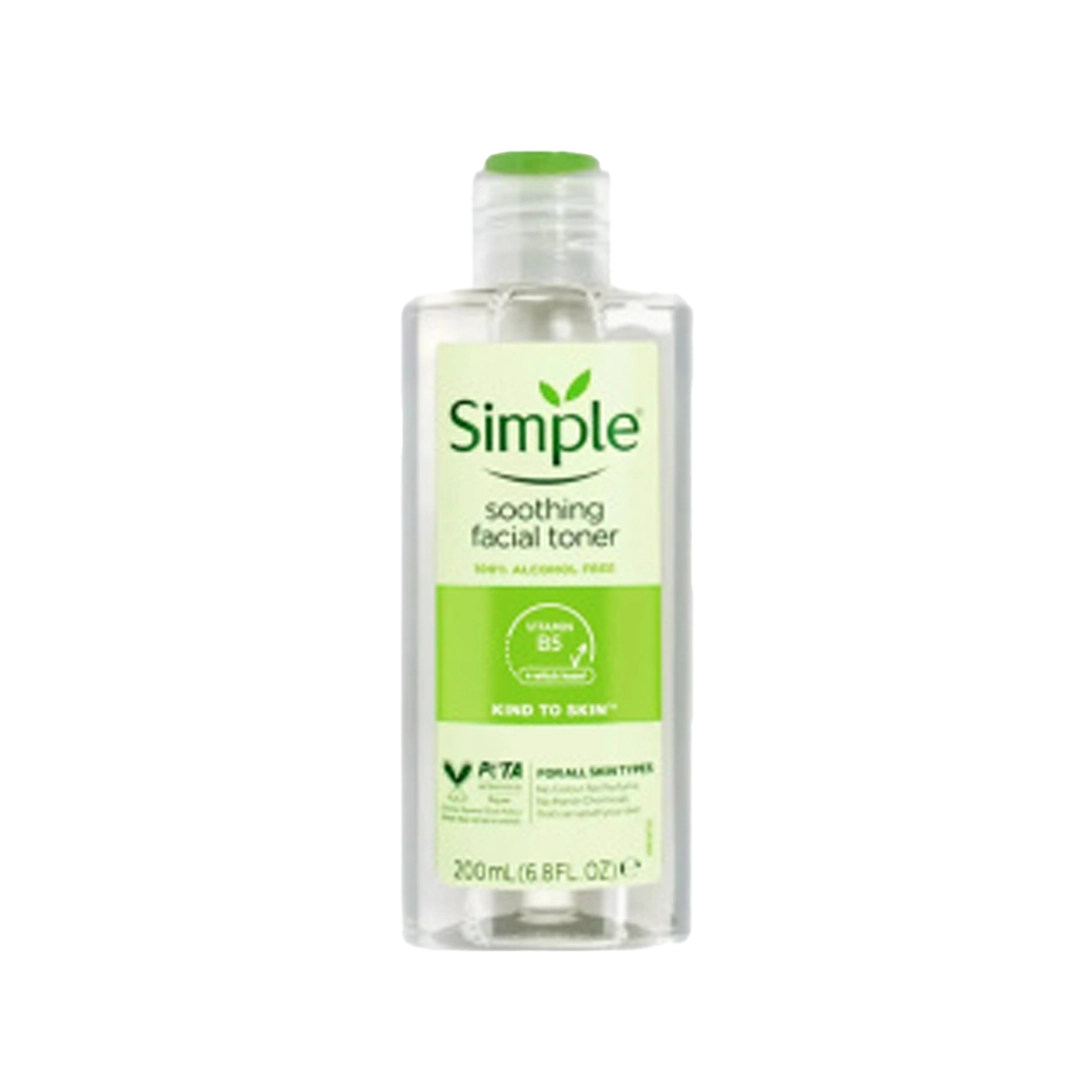 تونر پوست صورت سیمپل مدل soothing facial toner