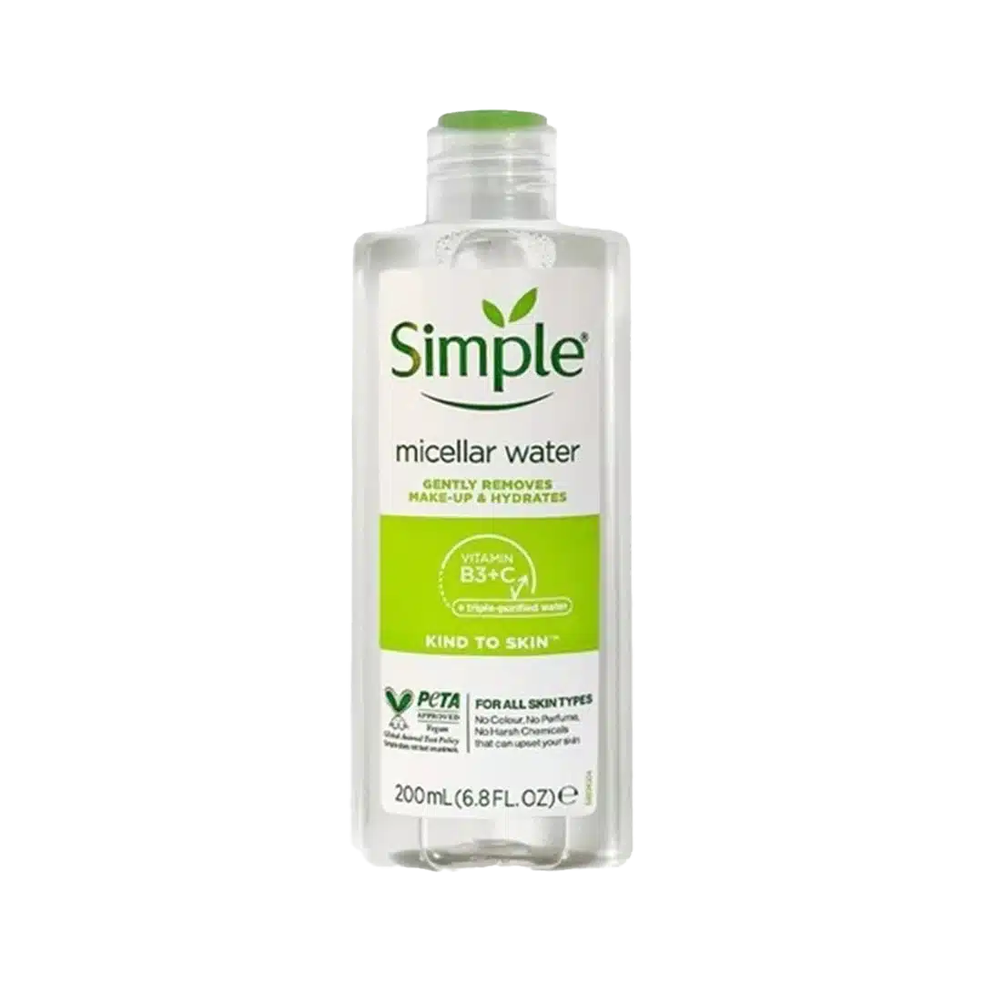 میسلار واتر و پاک کننده آرایش صورت سیمپل مدل vitamin B3-c