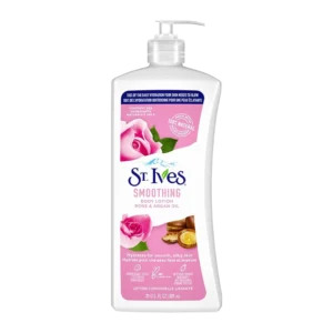 لوسیون بدن اس تی.ایوز مدل رز و روغن آرگان