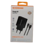 شارژر دیواری Riversong مدل SafeKub D12 CCM2 به همراه کابل Type-C