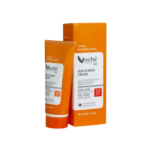 کرم ضد آفتاب SPF50 وچه مناسب پوست چرب و مستعد آکنه (طبیعی) 40 میلی لیتر