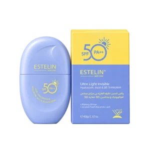 کرم ضدآفتاب استلین پرو مدل Ultra Light Invisible حاوی هیالورونیک اسید و ویتامین B5